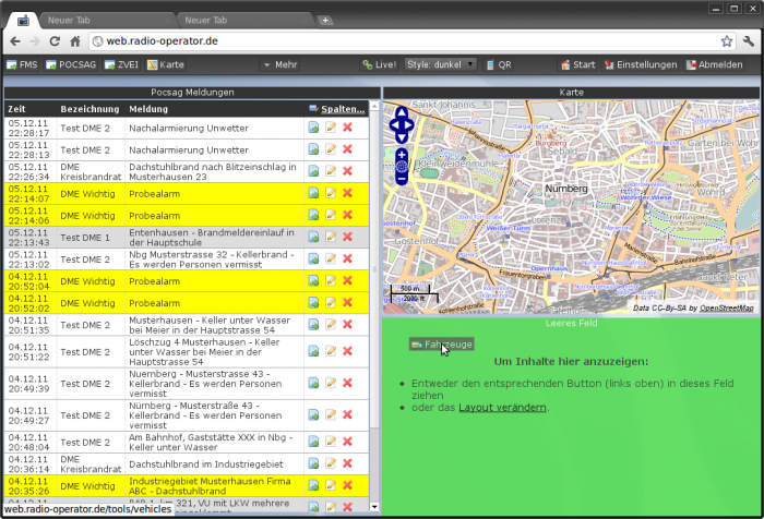 Radio Operator Web Screenshot